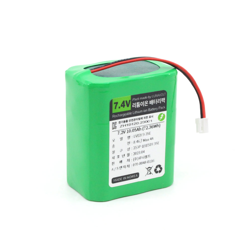 루나볼트7.2V 2S3P 10500mAh