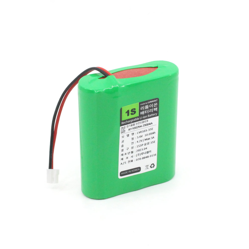 루나볼트3.6V 1S3P 10500mAh