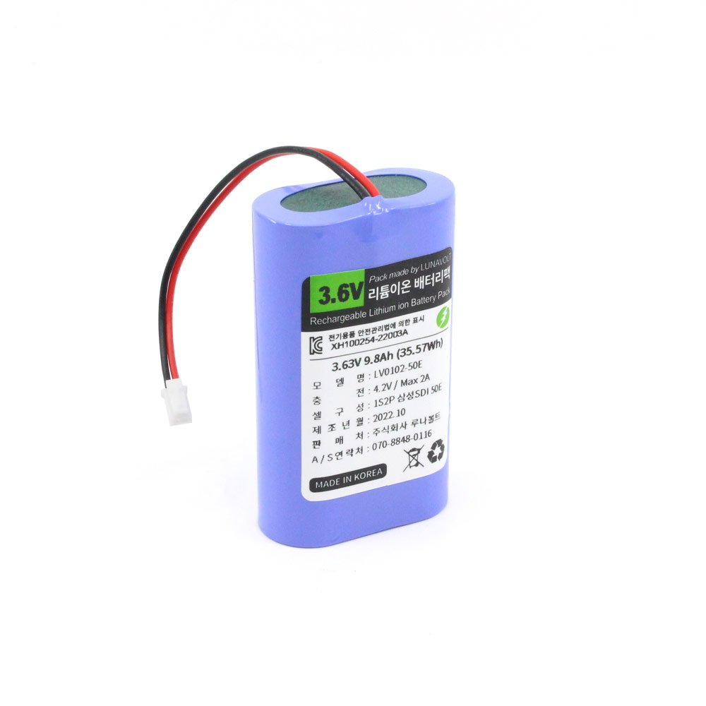 루나볼트3.64V 1S2P 9,600mAh