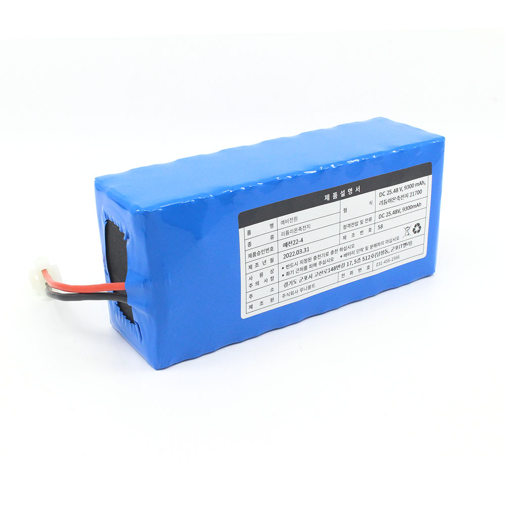 루나볼트KFI 소방인증 25.48V 7S2P 9600mAh